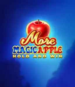 Enter the magical realm of More Magic Apple Hold and Win Slot by 3 Oaks Gaming, featuring a glistening red apple against a rich blue background. This image conveys the magical theme of the game. Ideal for fans of fantasy, the vibrant color scheme and attractive design ensure it captures attention. 