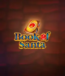 Immerse yourself in the festive spirit with Book of Santa slot by Endorphina, showcasing an intricately designed golden book decorated with Santa's iconic image. This image conveys the magic and mystery of Christmas, set against a cozy red background. Ideal for holiday season gaming, promising a captivating escape. 